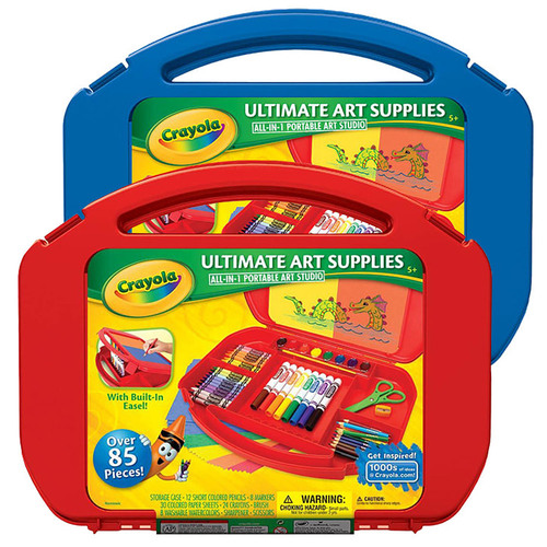 Crayola 크레욜라 휴대용 미술셋(빨강/파랑) 미술세트