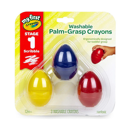 Crayola 크레욜라 계란형 수성크레용 3색세트