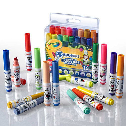 Crayola 크레욜라 뚱땡이 수성마카 16색(8타입)