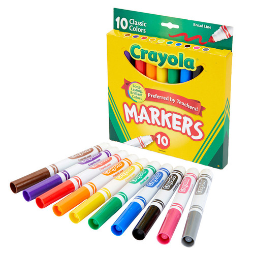 Crayola 크레욜라 굵은선 일반마카 10색