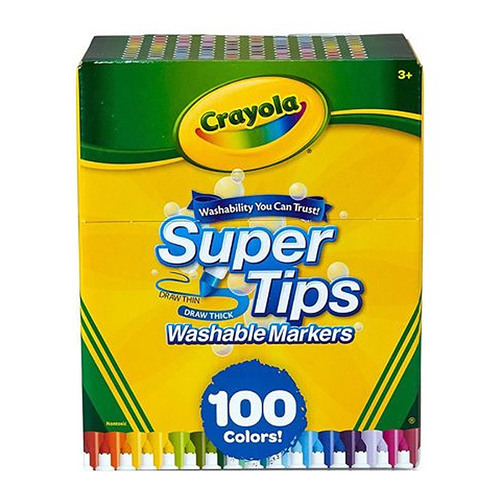 Crayola 크레욜라 가는선 수성마카셋 100색