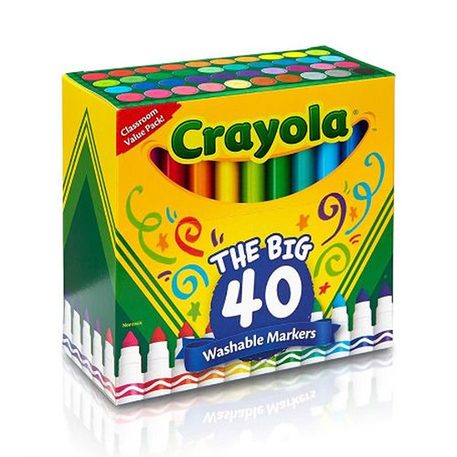 Crayola 크레욜라 굵은선 수성마카셋 40색