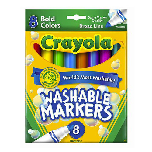 Crayola 크레욜라 굵은선 수성마카 8색(Bold)