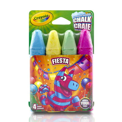 Crayola 크레욜라 야외용 분필 4색 세트