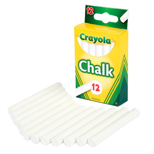 Crayola 크레욜라 흰색분필(12개입)