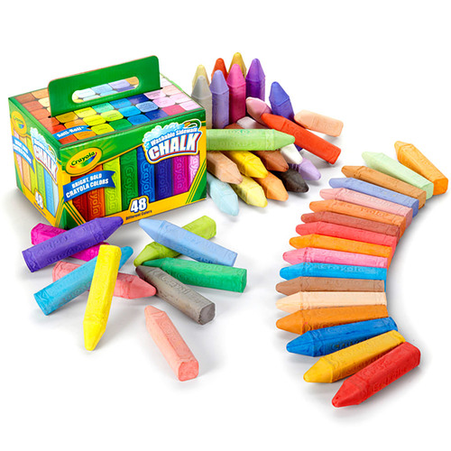 Crayola 크레욜라 야외용 분필 48색 세트