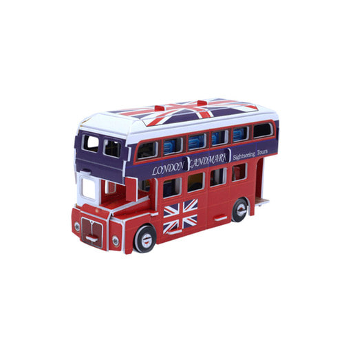 3D입체퍼즐 런던 2층버스 미니 우드락퍼즐