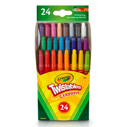 Crayola 크레욜라 트위스트 색연필 24색