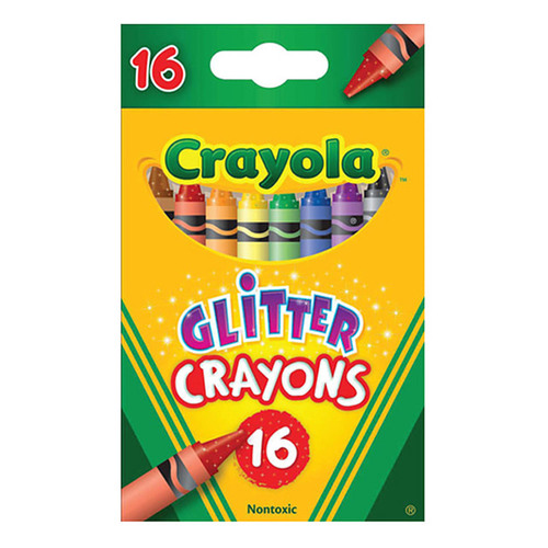 Crayola 크레욜라 반짝이크레용 16색세트