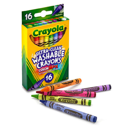 Crayola 크레욜라 울트라클린 수성크레용 16색