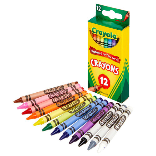 Crayola 크레욜라 일반크레용 12색세트