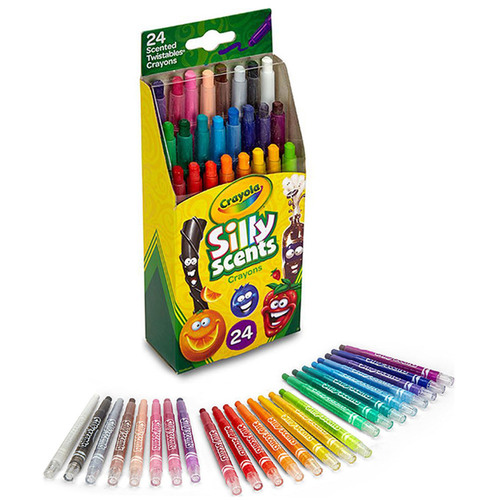 Crayola 크레욜라 향기나는 트위스트 색연필 24색