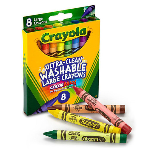 Crayola 크레욜라 울트라클린 수성굵은크레용 8색
