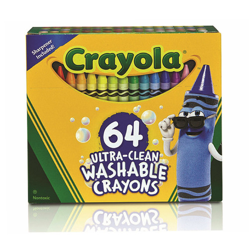 Crayola 크레욜라 울트라클린 수성크레용 64색