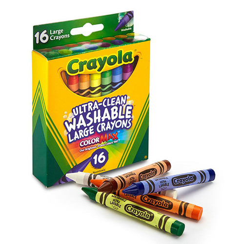 Crayola 크레욜라 울트라클린 수성굵은크레용 16색