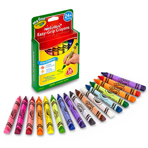 Crayola 크레욜라 굵은수성크레용 16색(삼각형타입)