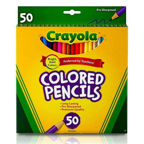 Crayola 크레욜라 일반색연필 50색세트