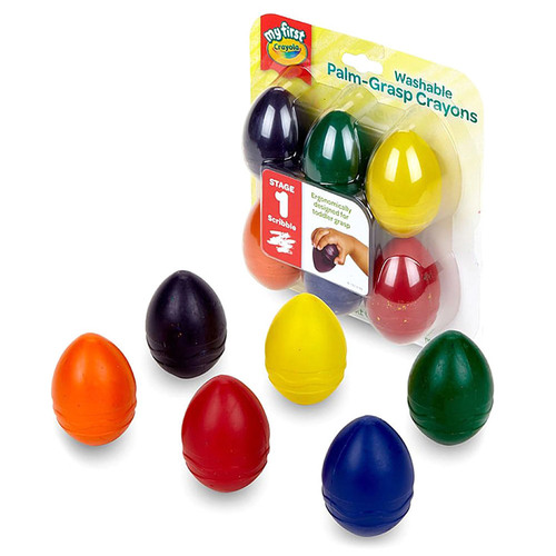 Crayola 크레욜라 계란형 수성크레용 6색세트