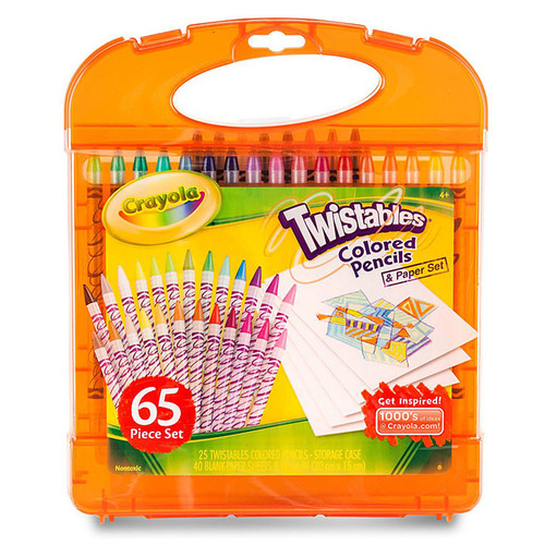 Crayola 크레욜라 트위스트 색연필셋 25색(가는심)