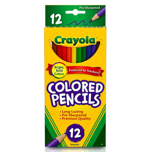 Crayola 크레욜라 일반색연필 12색세트