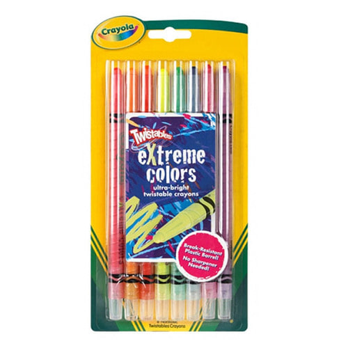 Crayola 크레욜라 트위스트 색연필 8색(익스트림칼라)