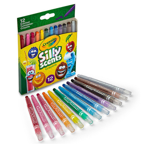 Crayola 크레욜라 향기나는 트위스트 색연필 12색