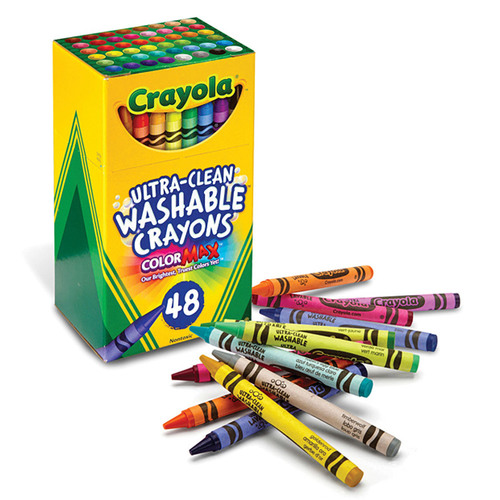 Crayola 크레욜라 울트라클린 수성크레용 48색