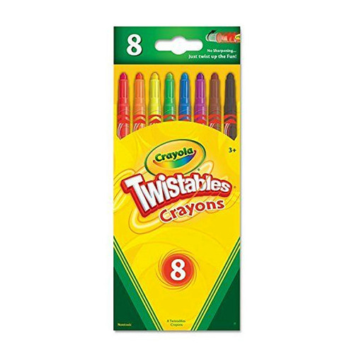 Crayola 크레욜라 트위스트 색연필 8색