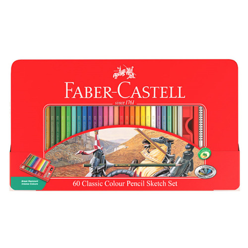 파버카스텔 일반색연필 틴 60색(115893)/색연필세트