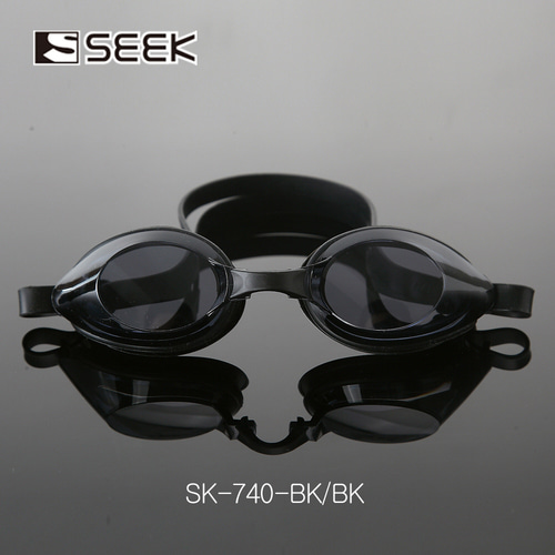 스타 SEEK 보급형 성인용 물안경 블랙 SK-740BK